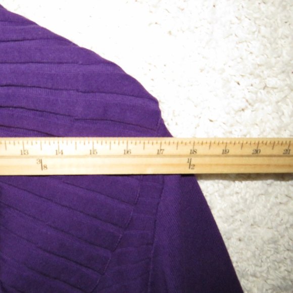 Dress Barn* Women's Long Sleeve Big Button Ribbed Cardigan Sweater Size~ X-Large - Picture 6 of 9